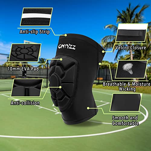 Kids Knee for Basketball Soccer, Breathable & Lightweight Compression Knee Pad Guards, Boys Girls Knee Sleeves Sports Gear for Baseball Football Volleyball Wrestling Cycling Dance