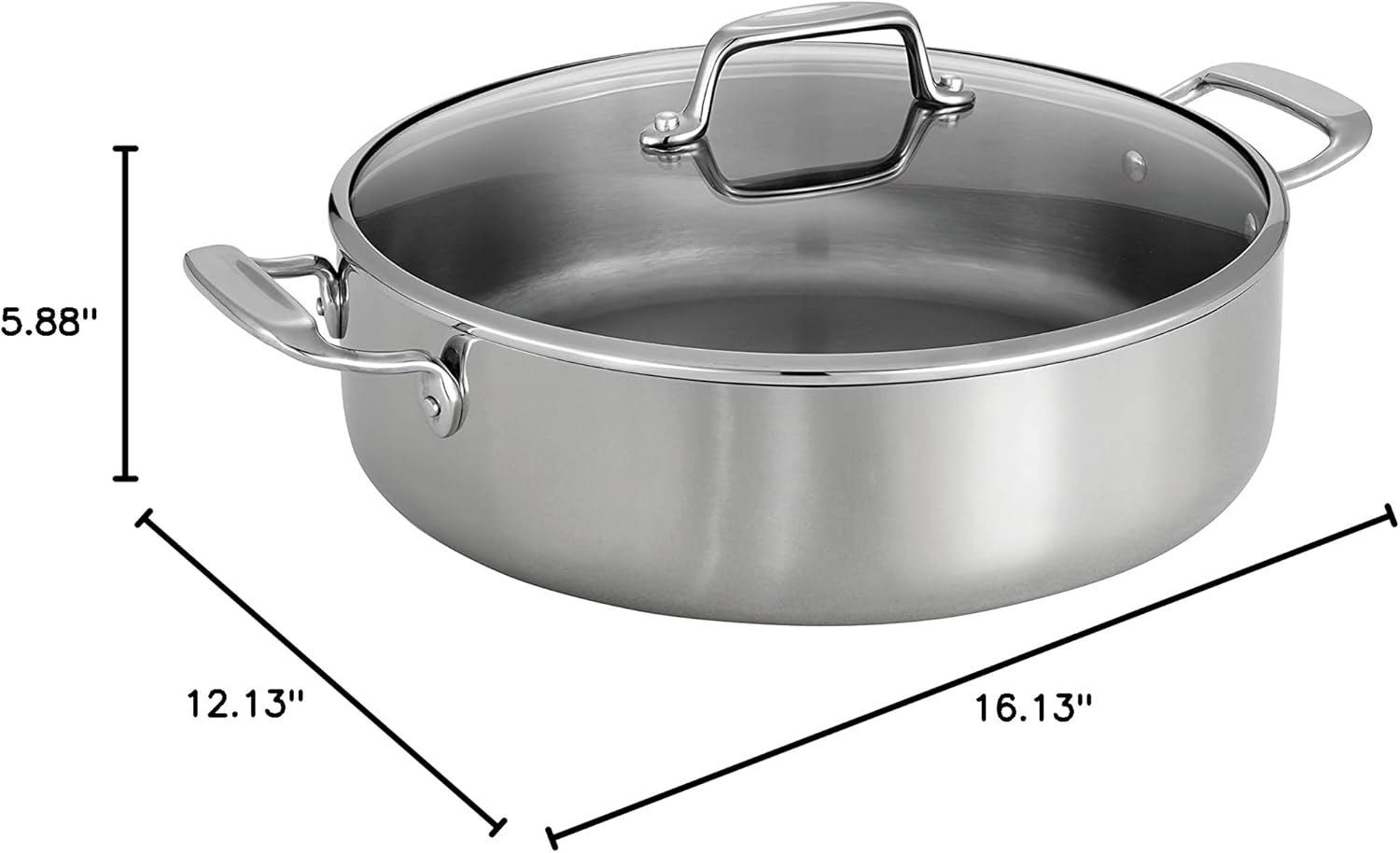 Tramontina Covered Braiser 6 Qt, 80116/031DS