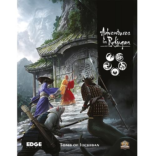 Asmodee Adventures in Rokugan Roleplaying Game Tomb of Iuchiban Expansion - Unveil The Secrets of The Ancient Tomb, RPG Strategy Game, 2+ Players, Ages 14+, 90 Minute Playtime