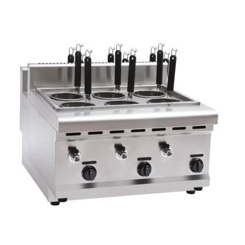 6-Hole Commercial Electric Noodle Cooker Pasta Cooking Machine for Restaurant