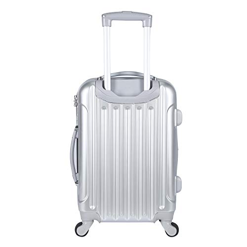 kensie Women's Alma Hardside Spinner Luggage, Expandable, Japanese Carmine Red, Carry-On 20-Inch