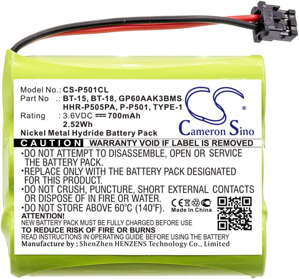 Replacement Battery for Nomad 24032X, 4126 3.6V/700mA