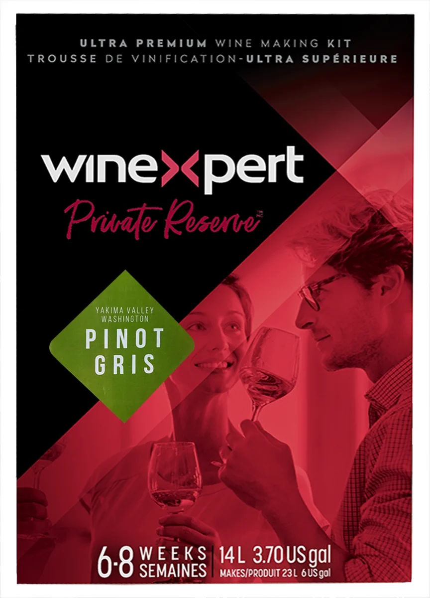 Private Reserve Yakima Valley Washington Pinot Gris Wine Ingredient Kit