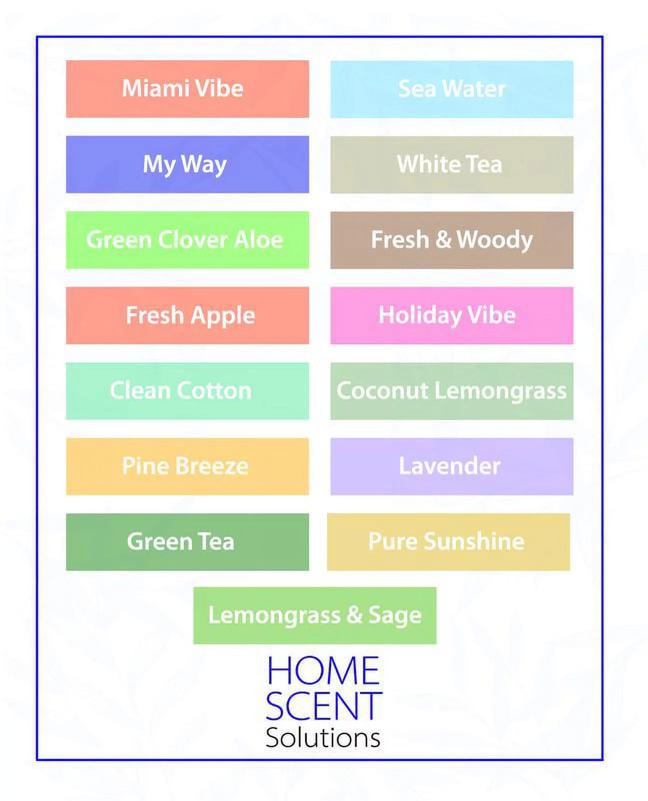 My Way Fragrance Essential Oil Based Diffuser Refill 100ml