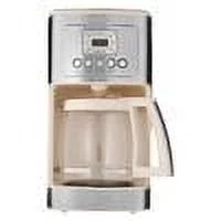 Cuisinart DCC-3200 14-Cup Glass Carafe with Stainless Steel Handle Programmable Coffeemaker, Cream