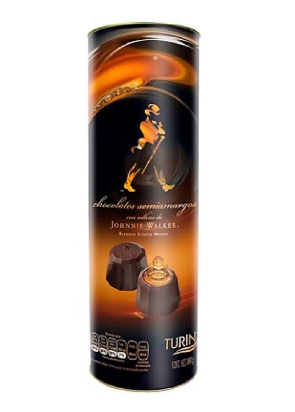 Johnnie Walker Whiskey Chocolate Tube