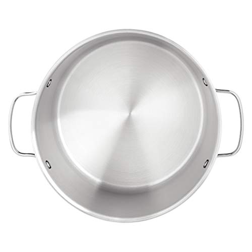 Amazon Basics - Stainless Steel Stock Pot with Lid, 8 Quart, Silver