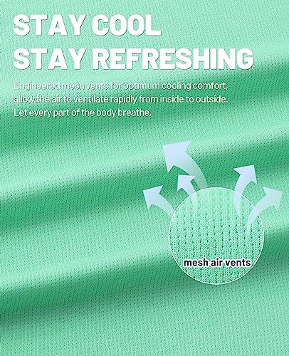 MIER Men's UPF 50+ Sun Shirts Quick Dry Long Sleeve UV Shirts Lightweight Rash Guard Swim T-Shirts Hiking Running