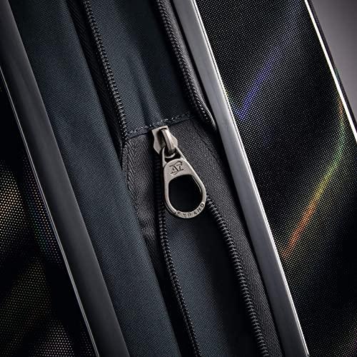 American Tourister Moonlight Hardside Expandable Luggage with Spinner Wheels, Blue Terazzo, 2-Piece Set (20/28)