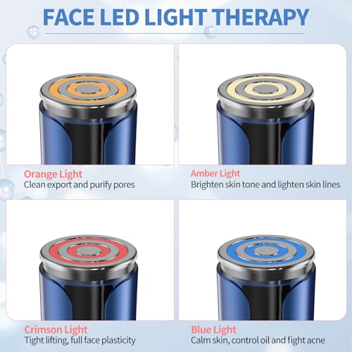 Texet Skin Tightening Device 6-in-1 Microcurrent Facial Device Face Massager, Firming,Lifting, Toning, Wrinkle