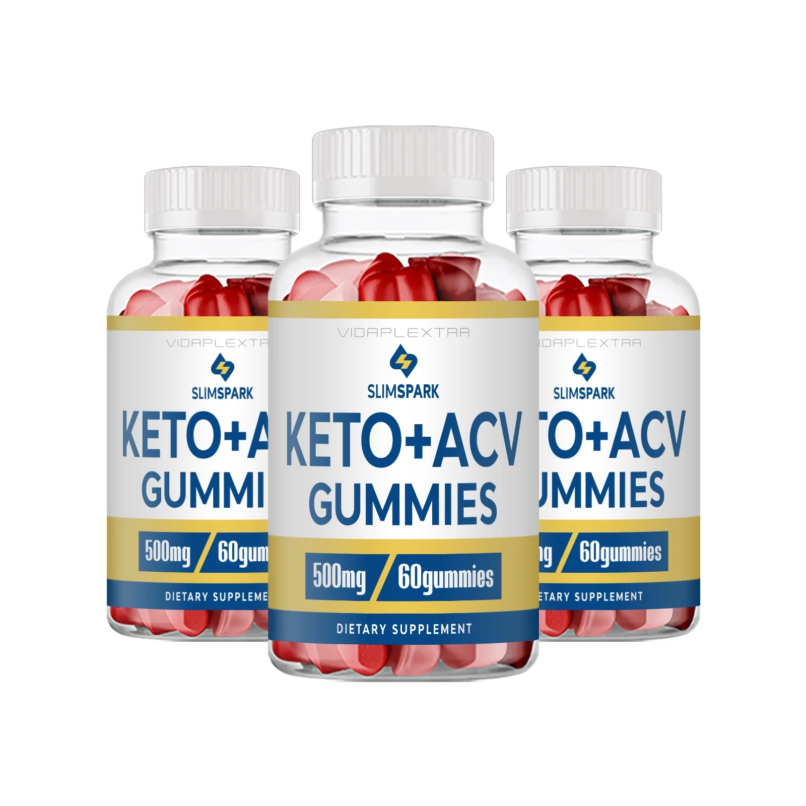 (3 Pack) Slim Spark Keto - Slim Spark Keto + ACV Gummies