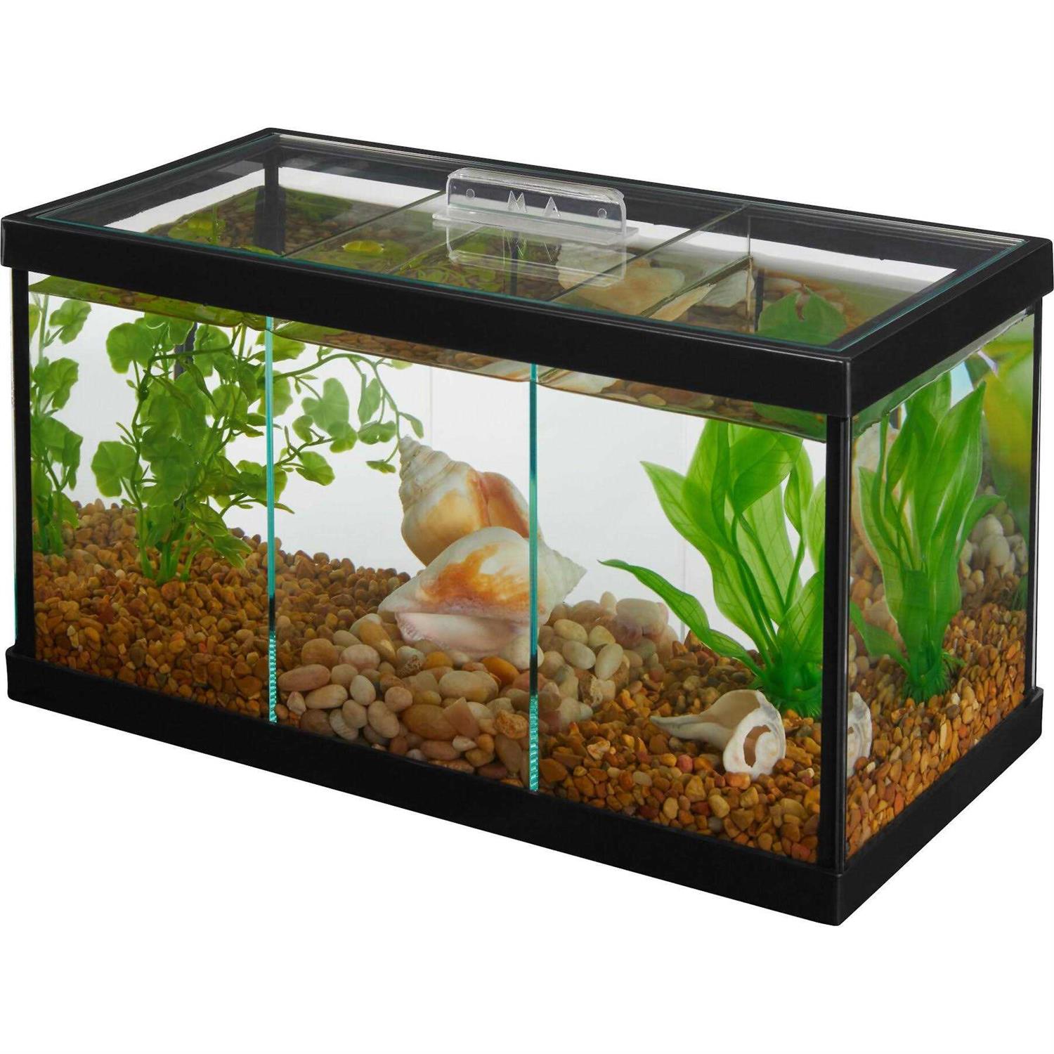 Frisco 3 Betta Aquarium with Divider/Top - Pet Supplies online store