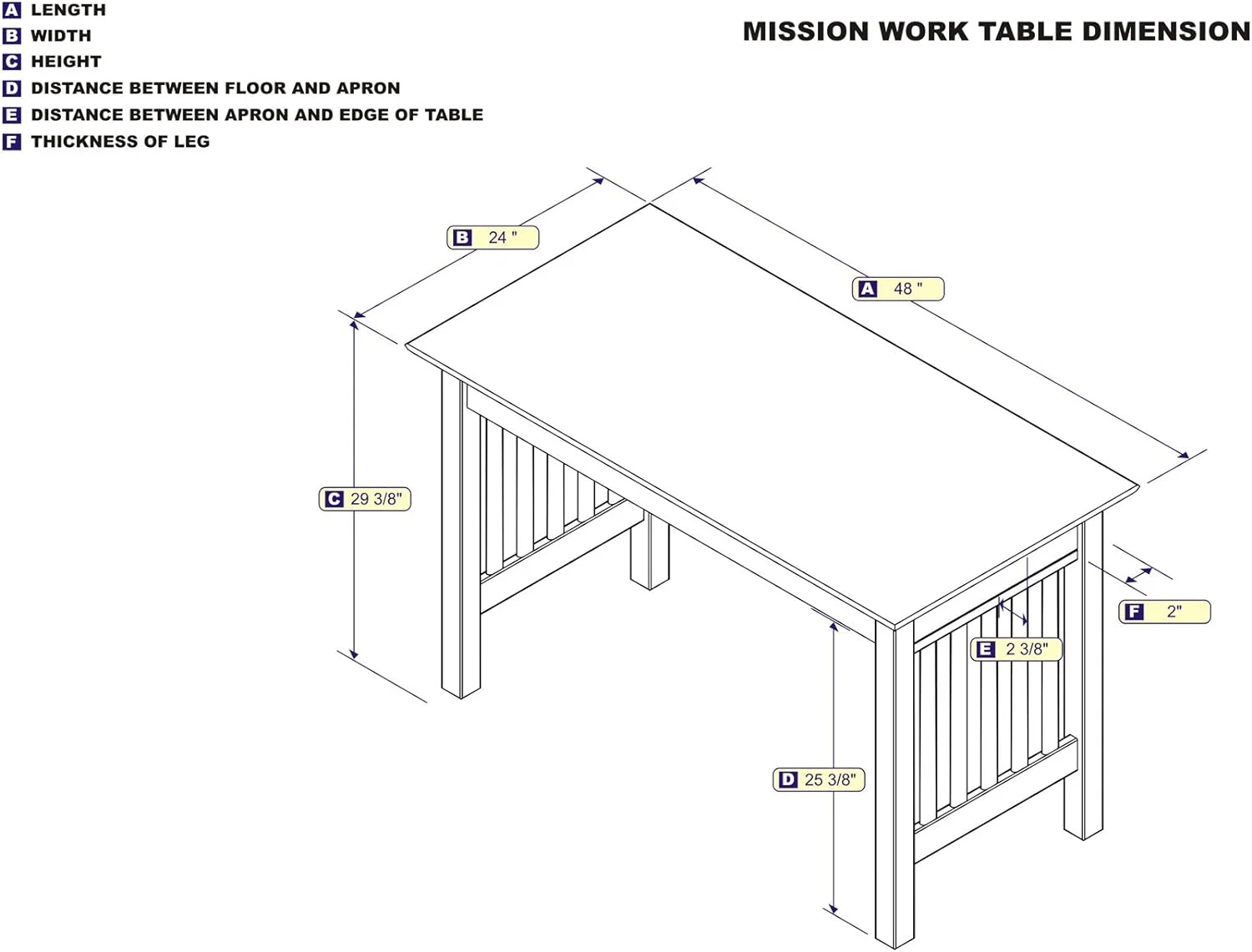 Mission Desk, Antique Walnut