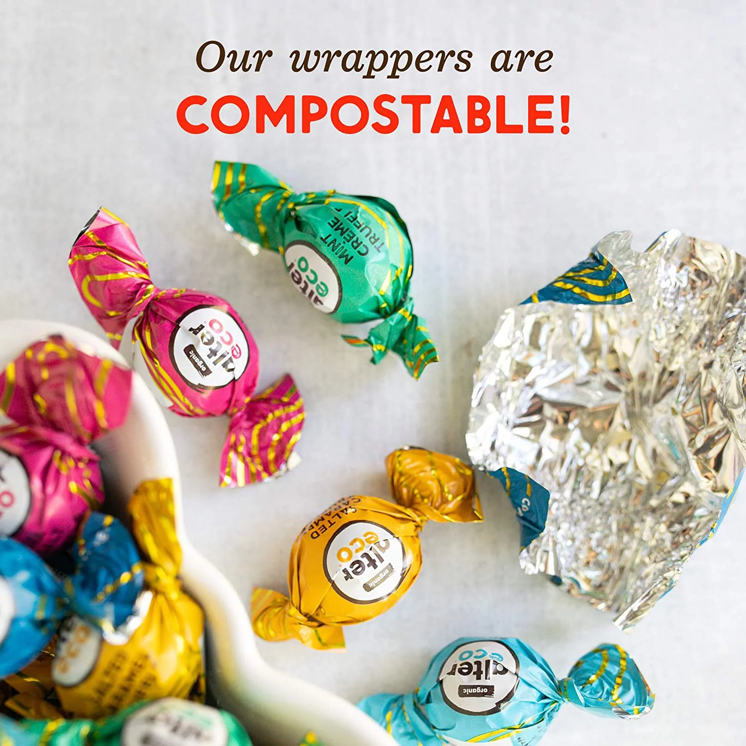 Alter Eco Organic Velvet Truffles Dark Milk Chocolate 4.2 oz