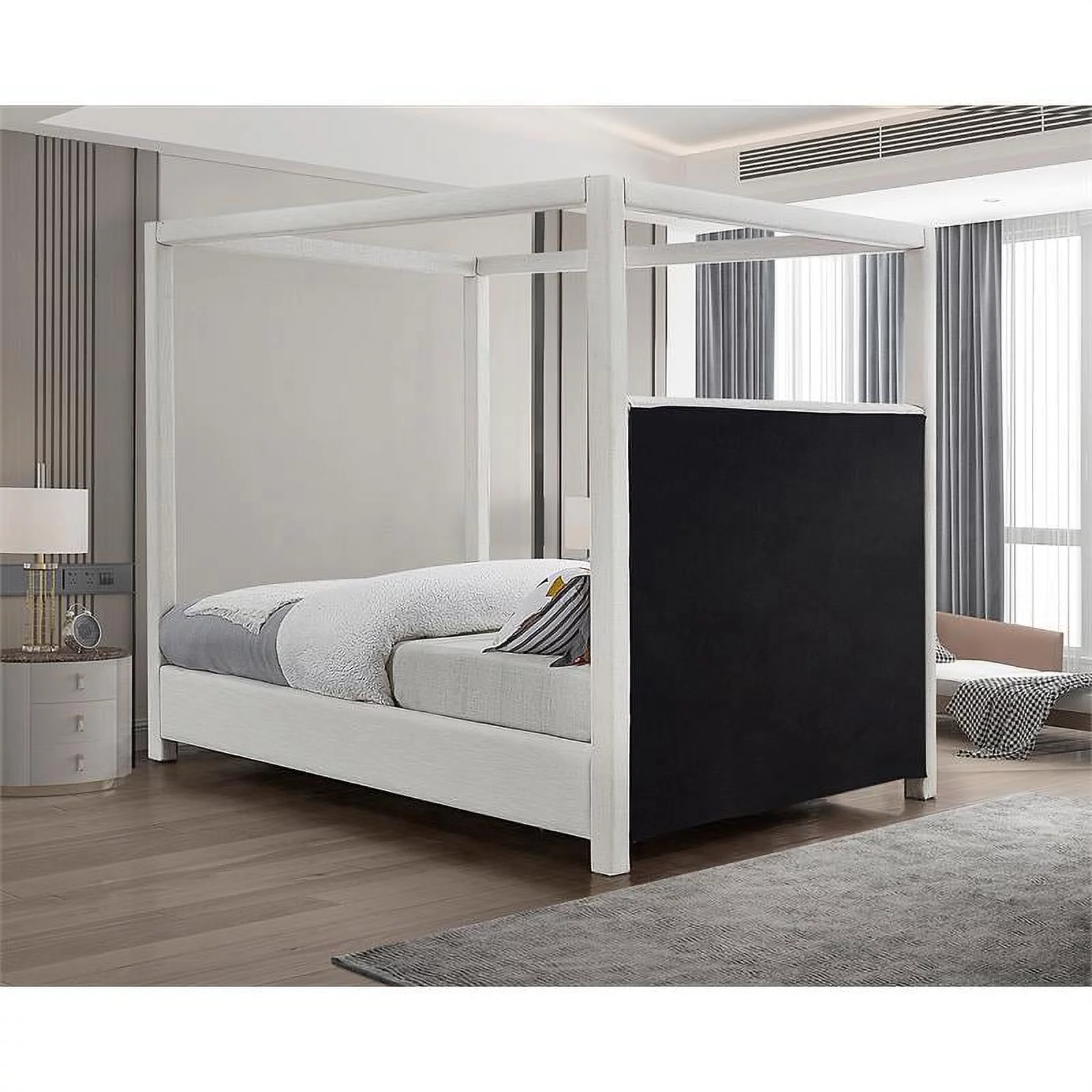 Meridian Furniture Emerson Cream King Bed