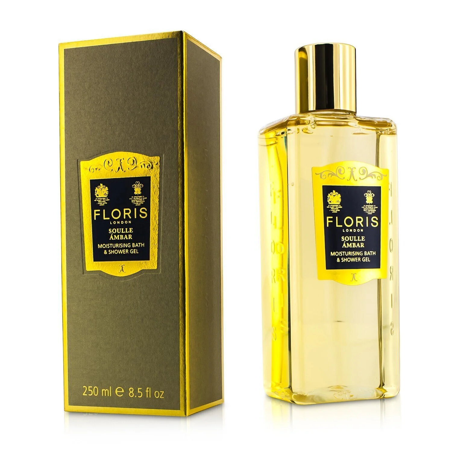 Floris Soulle Ambar Moisturising Bath & Shower Gel  250ml/8.5oz