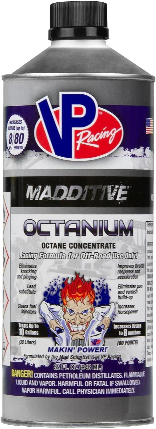 VP Racing Fuels 2855, Madditive Octanium Octane Booster Racing Formula - Quart