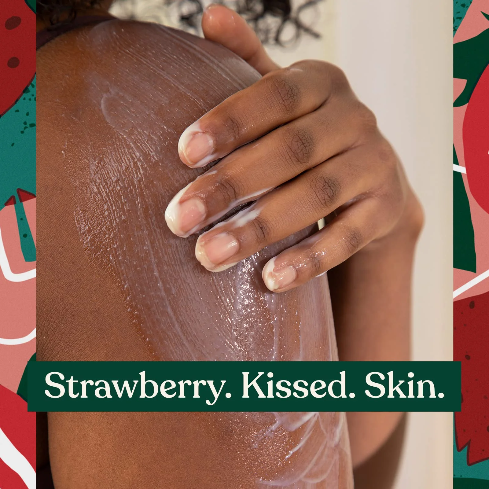 The Body Shop Jolly & Juicy Strawberry Essentials Gift Set – Seriously Sweet And Refreshing Vegan Body Care Gift – 4 Items.