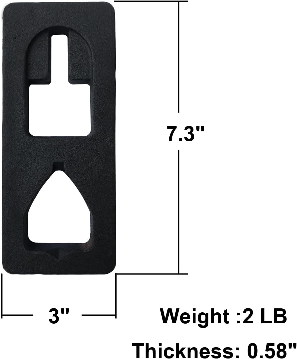 T Post Puller Plate - Heavy-Duty Steel - Farm & Garden Equipment for Quick Removal of T Posts