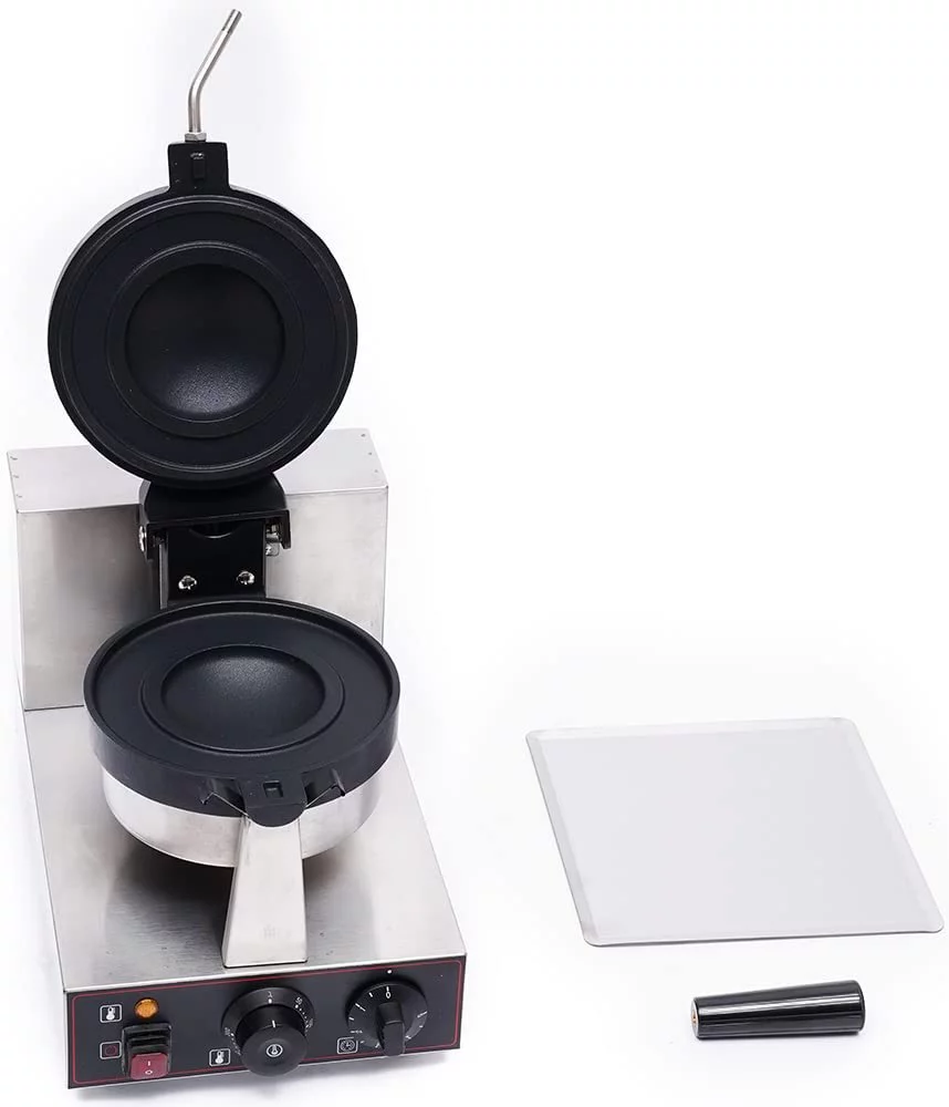 FETCOI Commercial Panini Press Sandwich Maker Nonstick Waffle Burger Iron Electric Breakfast Panini Press Grill Stainless Steel Panini Hamburger Baking Machine