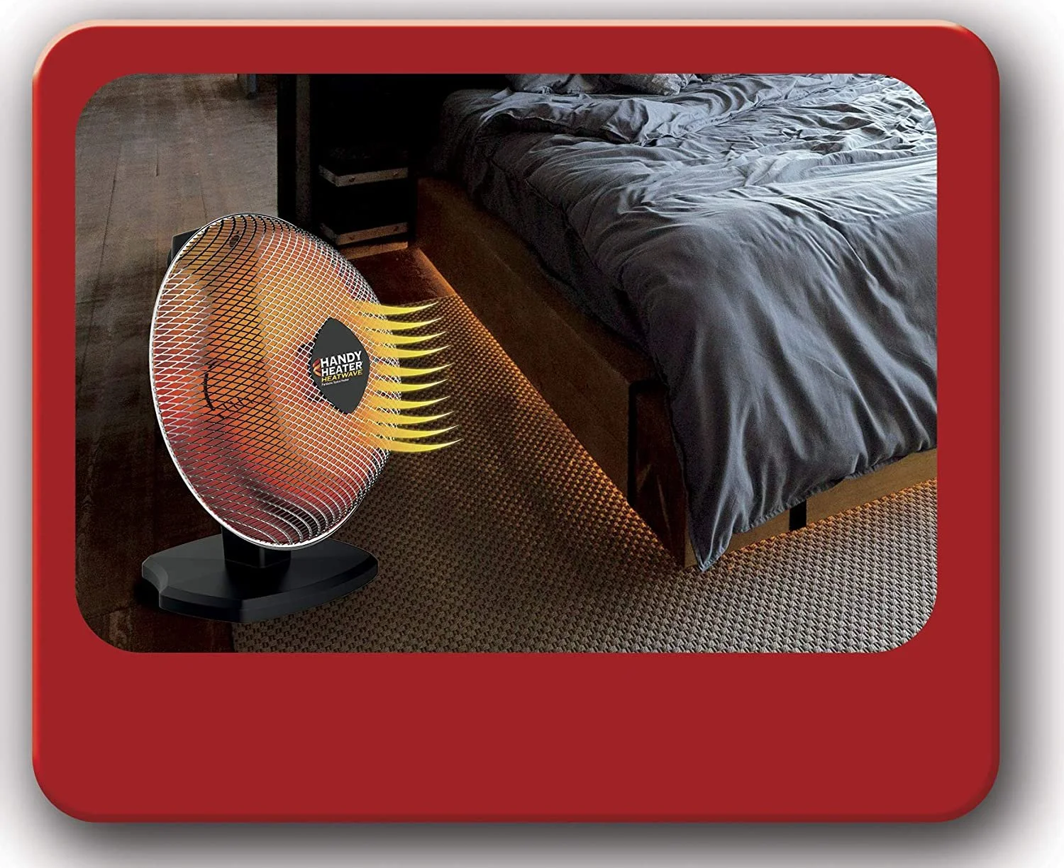 Handy Heater Heatwave Ceramic, Parabolic Electric Space Heater, As Seen On TV
