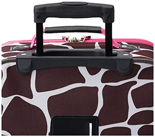Rockland Fashion Softside Upright Luggage Set, Beach