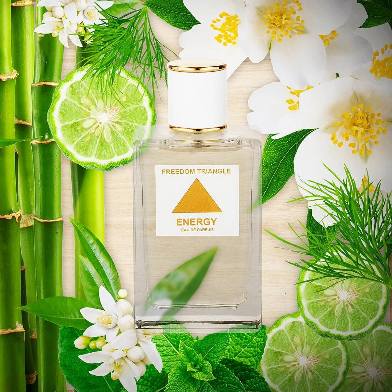 ENERGY Eau de Parfum EDP Natural Spray Triangle Men's Fragrance