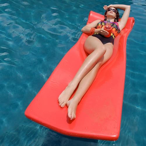 TRC Recreation White Ultimate Foam Pool Float, Made in USA