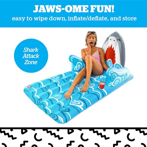 BigMouth Inc. Pool Float, Large Lounge Raft, Durable Vinyl Floatie, Summer Pool Party Water Toy