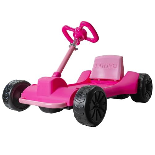 Droyd Zypster Electric Go Kart for Kids, 25V Lithium Ion Battery w/Dual 50W Brushed DC Motor Up to 3-6 Mph, Adjustable Height and Seat, Gifts for Boys & Girls, Parental Control, Safe Ride On Toy