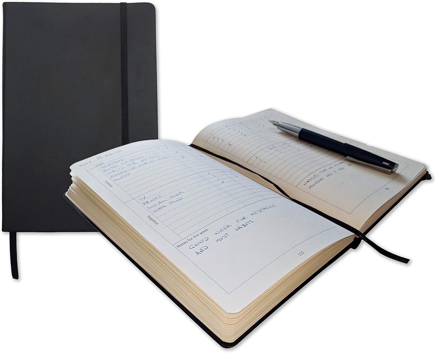 Habit Tracker and Journal by NTBK - Premium Quality Daily Habit Journal and System that Will Make You Want To Build New Habits and Improve Your Life