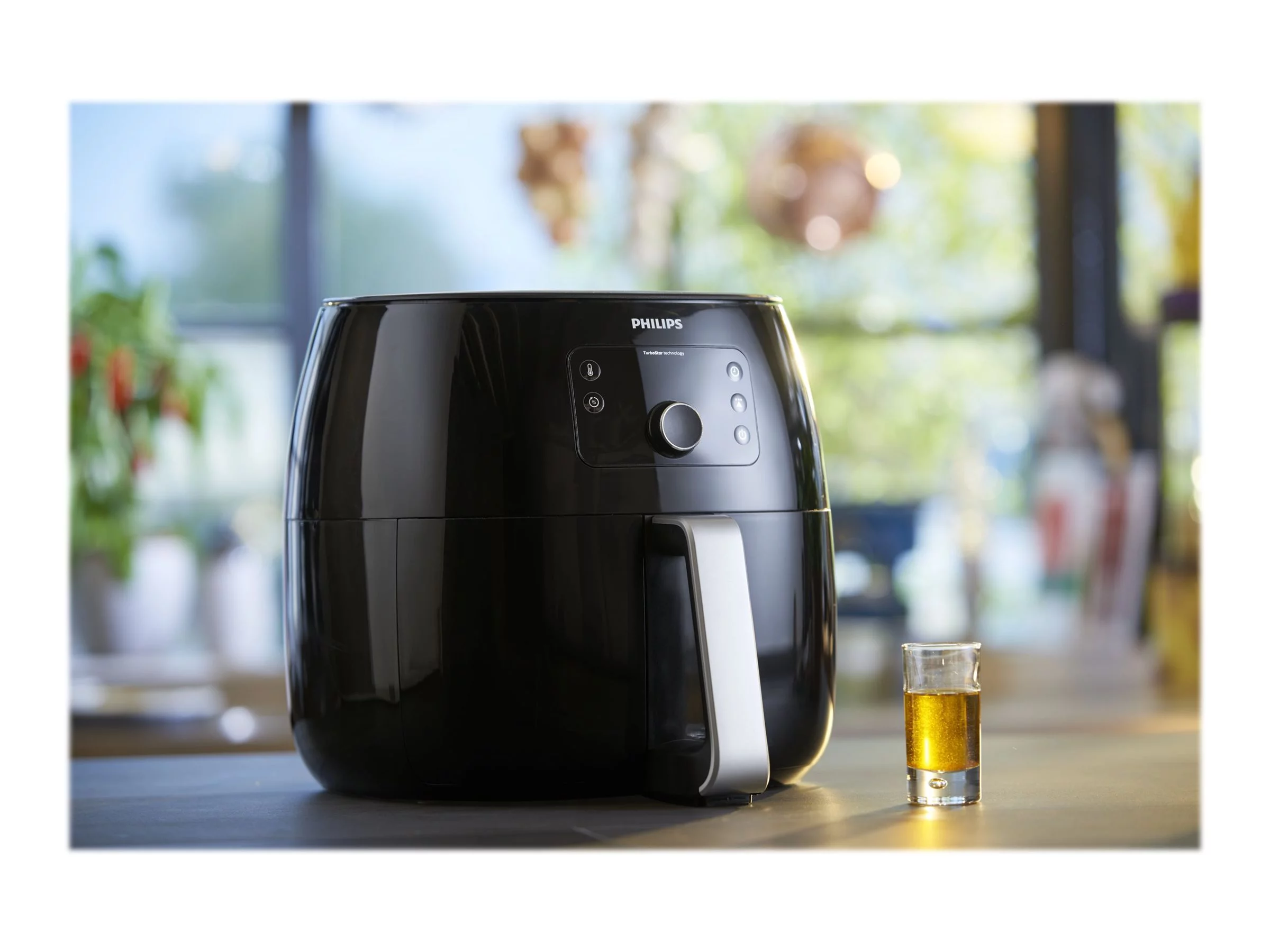 Philips Viva Collection HD9630 Twin TurboStar XXL - Hot air fryer - 1.7 kW - black