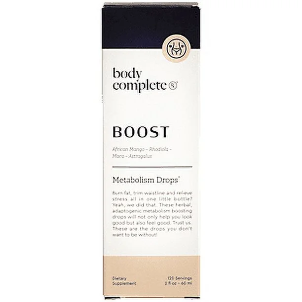 Boost Metabolism Drops with Rhodiola and Maca (2 Fl. Oz. / 60 Servings)