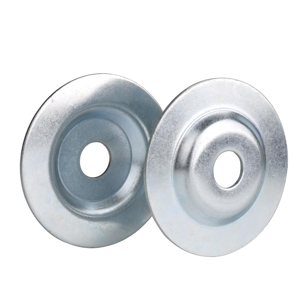 Bench Grinder Arbor Washer/Flange 1set OD2-1/10'' x ID 1/2'' & 1set OD3-1/10'' x ID 5/8'' for Grinding/Wire Wheel,2 Sets