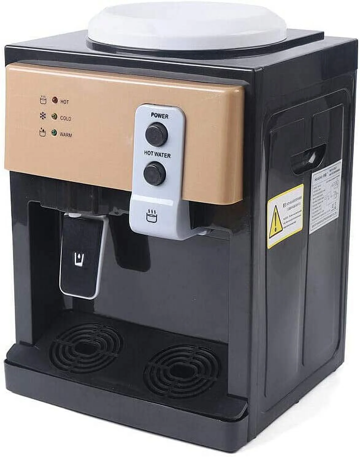 Miumaeov Hot and Cool Water Cooler Electric Water Dispenser Top Loading Freestanding Home