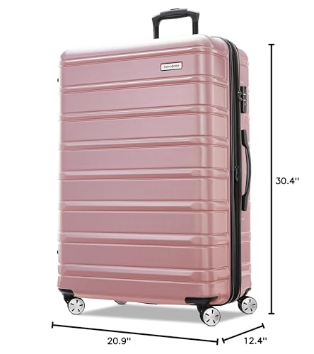 Samsonite Omni 2 Hardside Expandable Luggage with Spinner Wheels, 2-Piece Set (19/24), Lagoon Blue