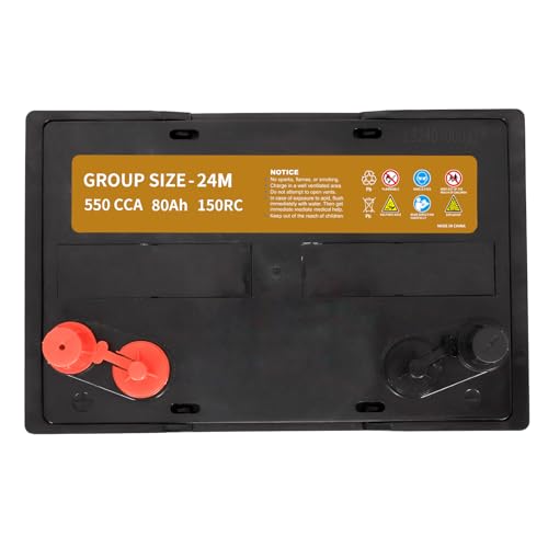 Weize BCI Group 31M Dual Purpose AGM Battery, 200RC 825CCA 12V 105AH Starter & Deep Cycle Sealed Marine & RV Battery