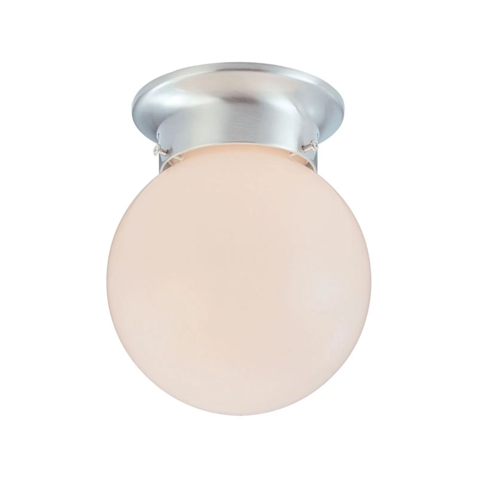 Elk Home 6-Inch Wide Ceiling Essentials Flush Mount, Brushed Nickel