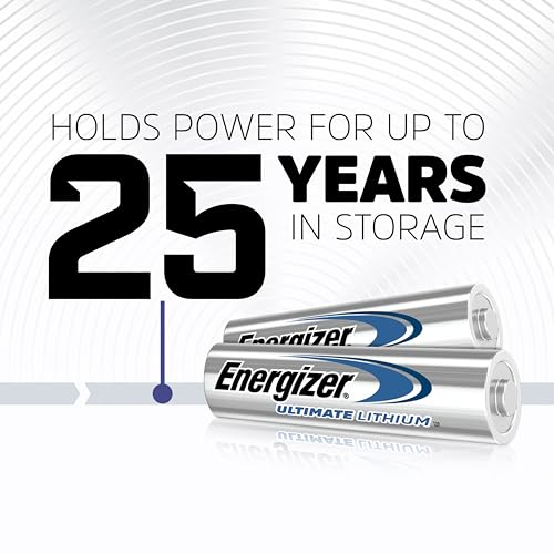 Energizer AA Batteries, Ultimate Double A Battery Lithium, 12 Count