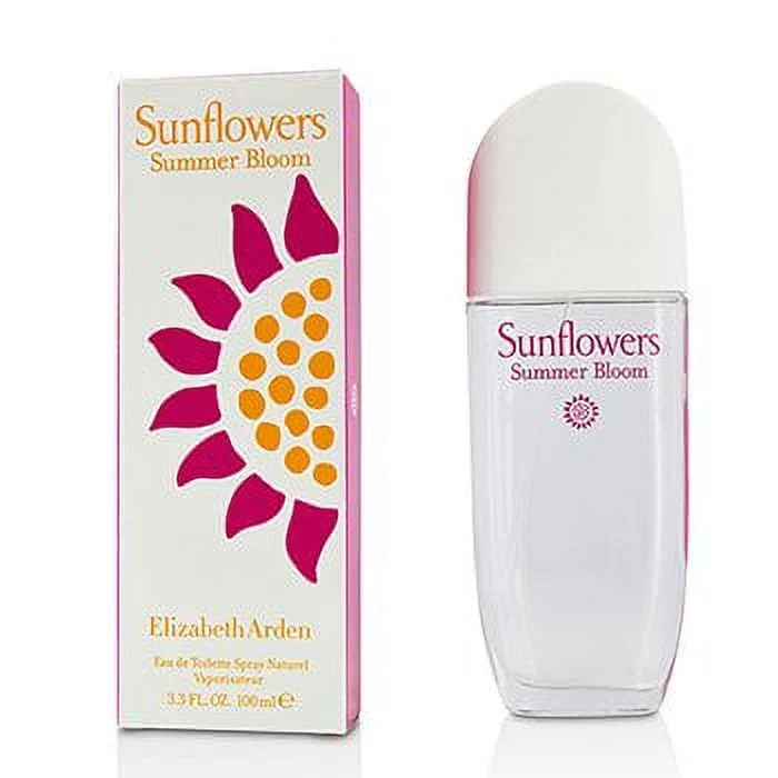 Sunflowers Summer Bloom Eau De Toilette Spray By Elizabeth Arden 3.3 Oz