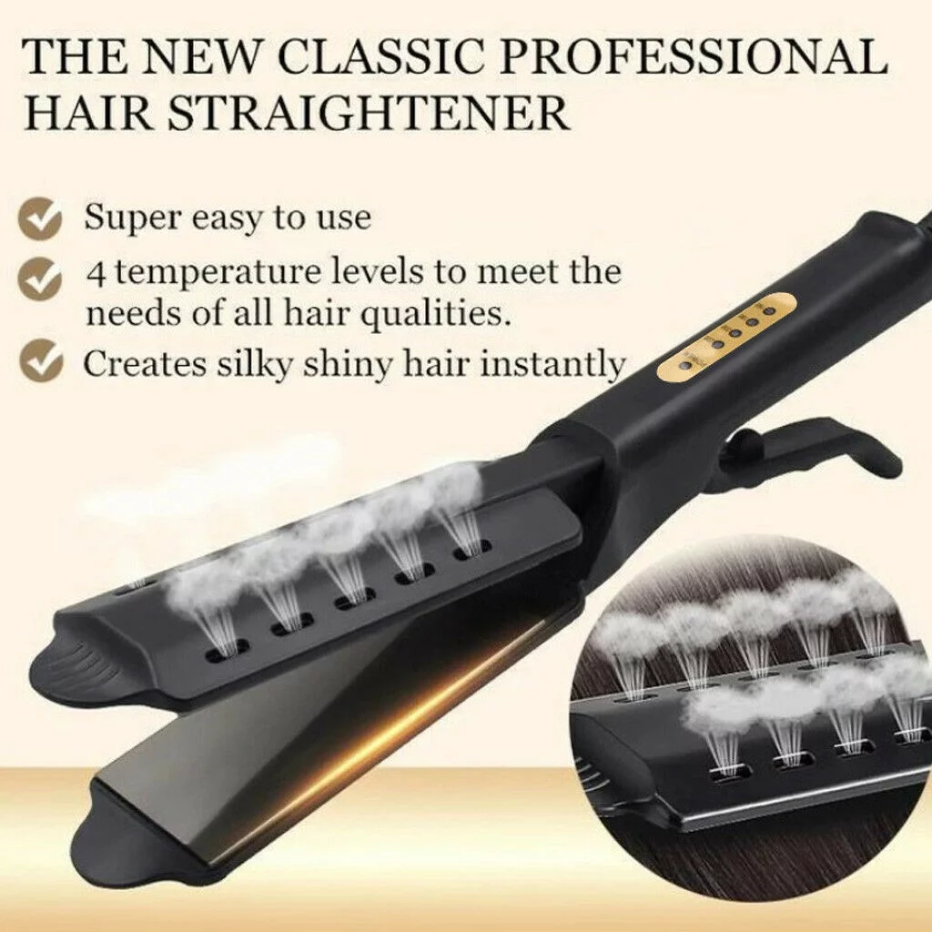Hair Straightener Ceramic Tourmaline Ionic Flat Iron Professional Glider 4 Gear Exhaust Ceramic