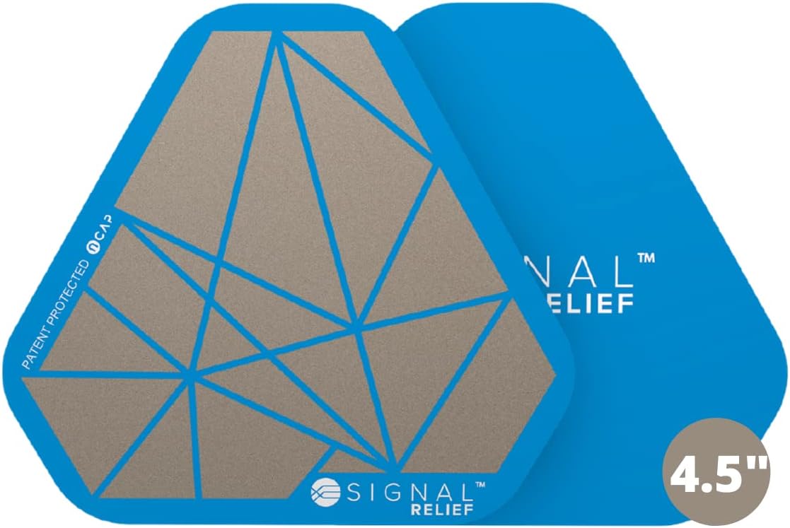 SIGNAL RELIEF Pain Patches, Extra Strength Pain Relief for Any Ache or Soreness, Reusable Nano-Tech Quick Relief Pain Patches, Muscle Recovery, Easy Adhesive Application (Aqua, 3.5)