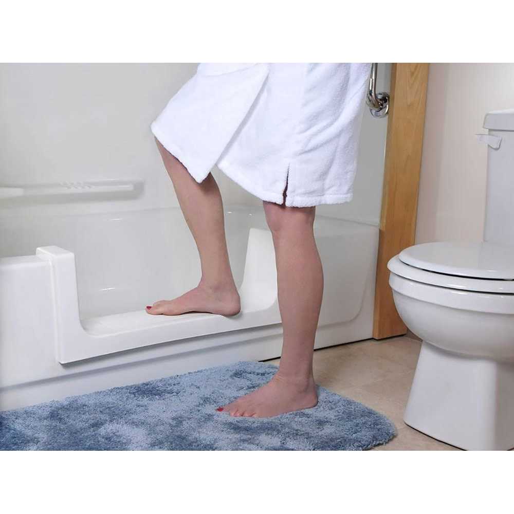 Cleancut Wide White Step Bathtub Conversion Kit
