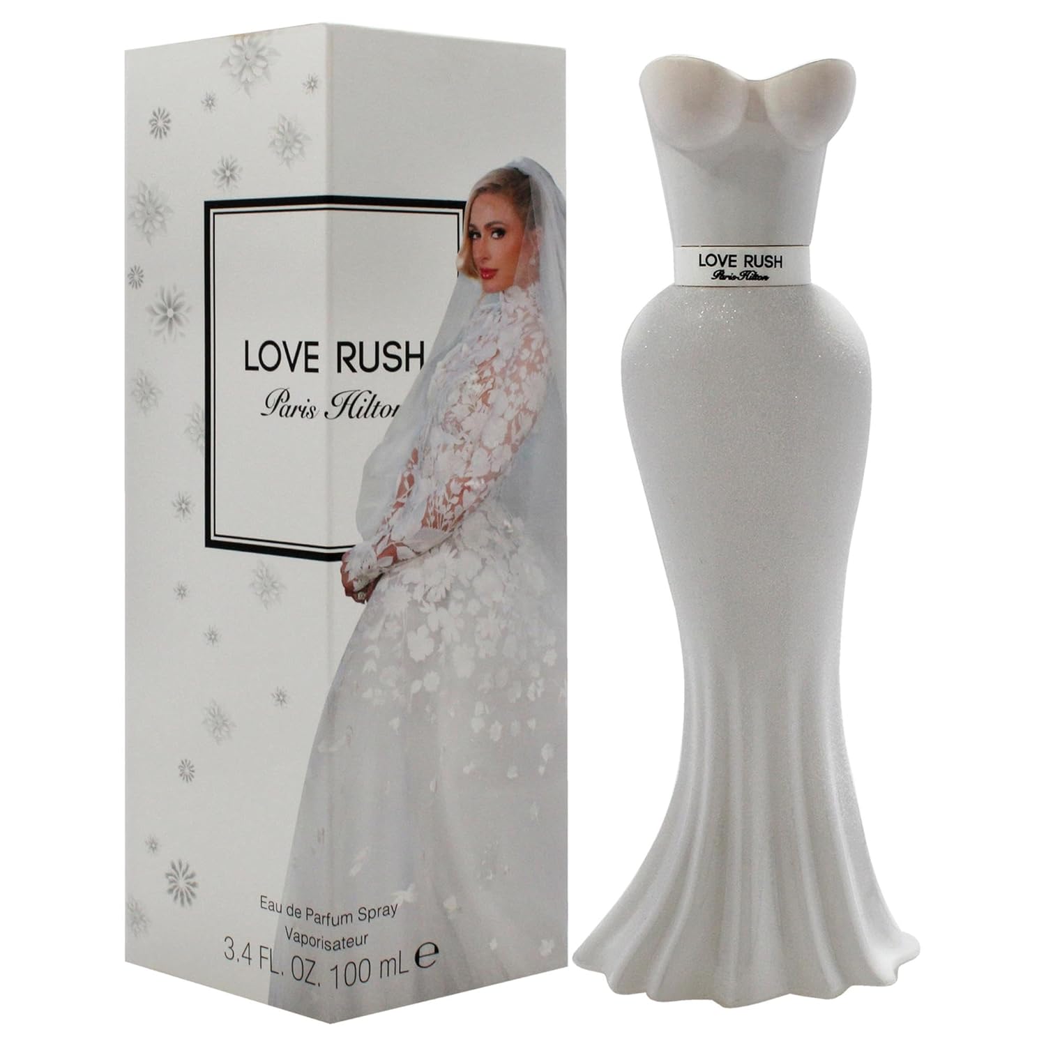 Paris Hilton Love Rush Eau de Parfum Spray Perfume for Women | Floral Fragrance | Notes of Italian Bergamot, Gardenia, Sandalwood and Vanilla | Intimate and Beautiful Long-Lasting Scent | 3.4 Fl Oz