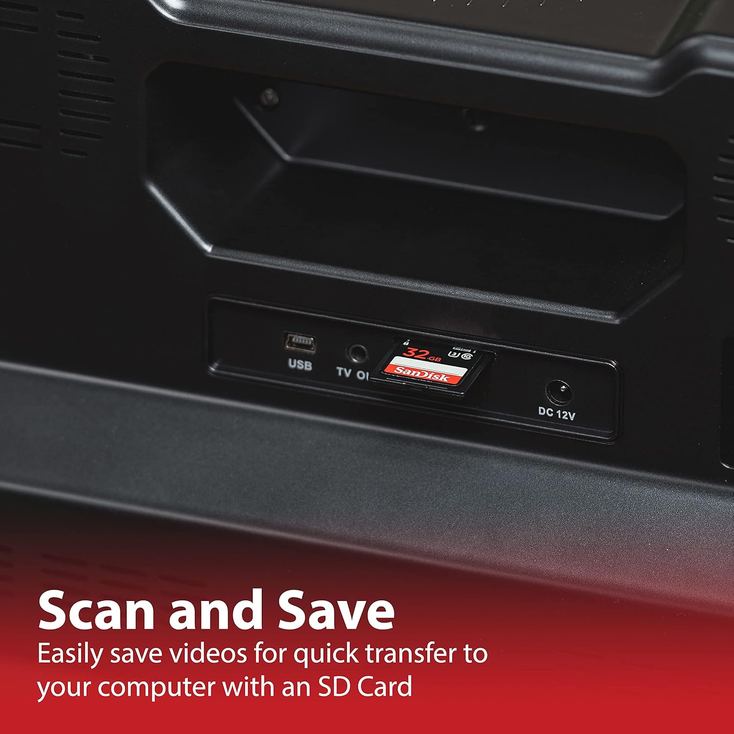 Magnasonic Super 8/8mm Film Scanner, Converts Film into Digital Video, Vibrant 2.3 Screen, Digitize and View 3, 5 and 7 Super 8/8mm Movie Reels (FS81)