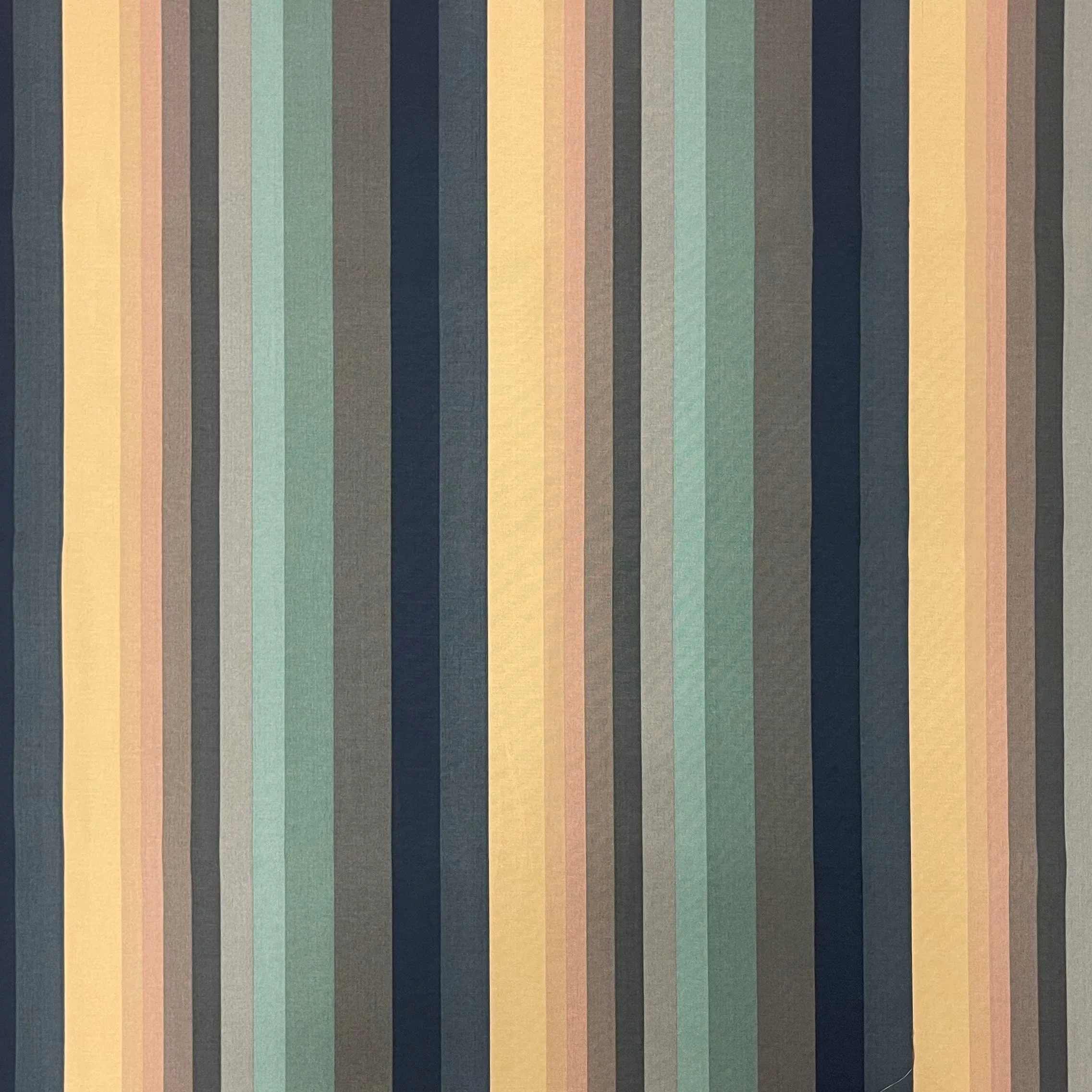 RSH Décor Indoor Outdoor Set of 2 U-Shape Wicker Tufted Seat Cushions, Large, Braymont Dune Blue Stripe