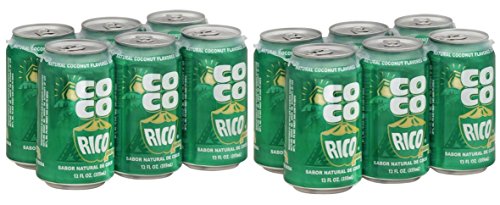 Coco Rico Coconut Soda (Pack of 6),12 Fl Oz / 355 ml Can
