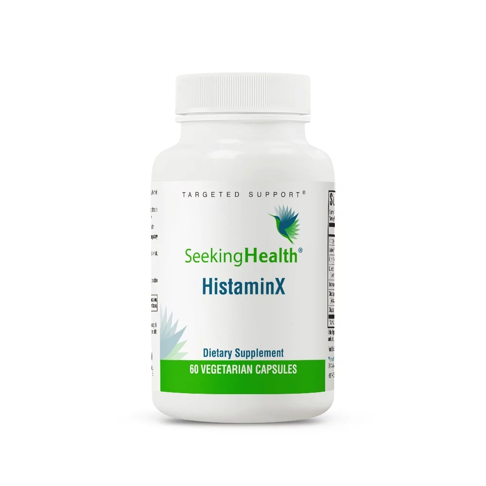 Seeking Health HistaminX, Histamine Support with Bioflavonoids, Natural Nettle, Quercetin, Rutin, Bromelain, for Immune System, Seasonal Support, Vegetarian (60 Capsules)