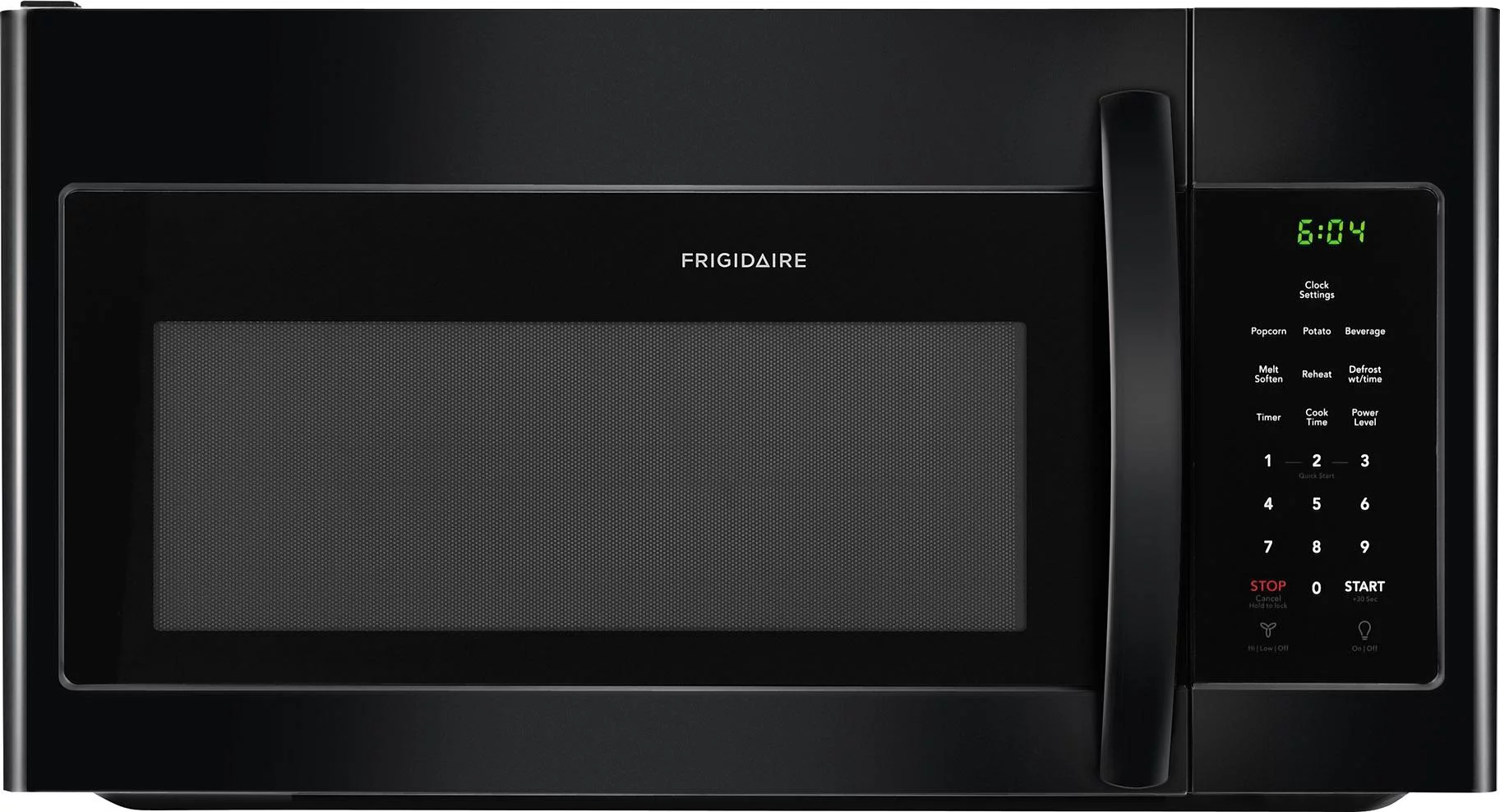 FFMV1645TB 30 Over the Range Microwave with 1.6 cu. ft. Capacity LED Cooktop and Interior Lighting 12.5 Turntable Multi-Stage Cooking Option in Black