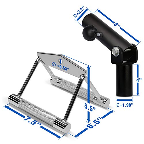 Yes4All T-Bar Row Plate Post Insert Landmine Attachment – Fit 1